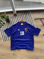 Vintage Japan World Cup 2002 Football Player ONO # 18 Adidas Jersey Shirt Sz XL