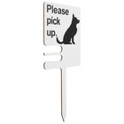  Pick up Dog Poop Signs No Pooping Reflective for Home Decor Yard