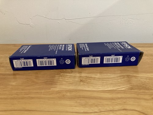 2 Epson ERC-43B Ribbon Cartridges | Black NOS - Picture 3 of 9