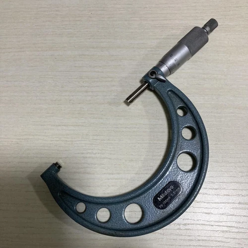 Mitutoyo Micrometer 75-100mm Measurement, Very good condition limited From JAPAN