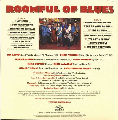 Roomful Of Blues - Steppin' Out! (LP, colored Vinyl) - Vinyl Blues - Bild 2 von 3