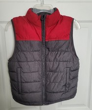 Gap Kids Gray And Red Puffer Vest Size XL