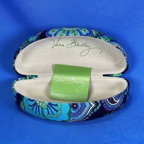 Estuche para gafas de sol Vera Bradley Hard Clam Shell Blue Rhapsody - Retirado - Nuevo con etiquetas - Imagen 1 de 11
