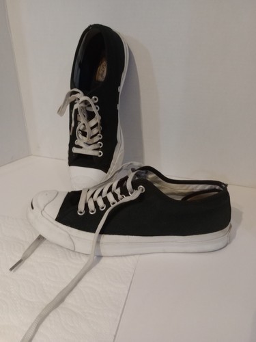 Zapatillas Converse Jack Purcell negras de lona con cordones - para mujer 9,5 5Q699 - Imagen 5 de 20