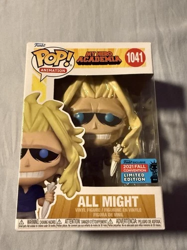 NEW Funko Pop All Might 1041  My Hero Academia - Official 2021 NYCC Con Mint Box