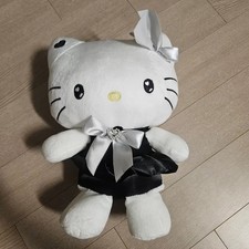 Sanrio Hello Kitty Black Heart Medium Plush Toy