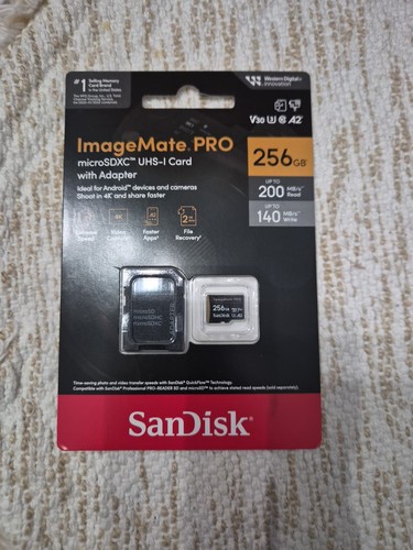 SanDisk ImageMate PRO microSDXC Memory Card - 256GB - Picture 2 of 4