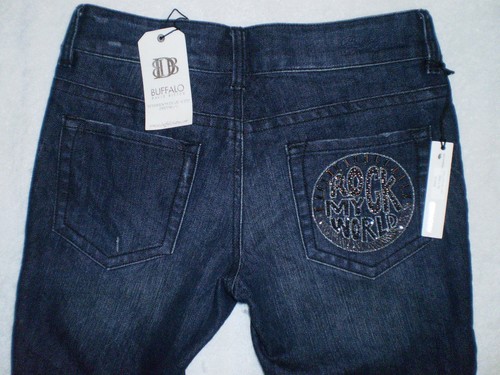 Buffalo David Bitton Cigarette Womens Skinny  Jeans Size 27 X 33.5 New $119 Dark - Picture 2 of 7