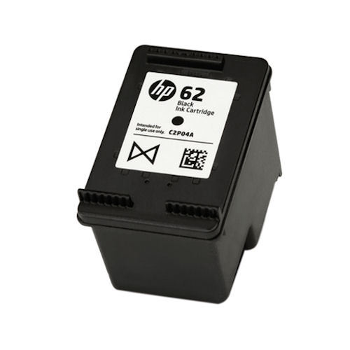 Original HP 62 Black Ink Cartridge For ENVY 5640 Inkjet Printer - Picture 3 of 4