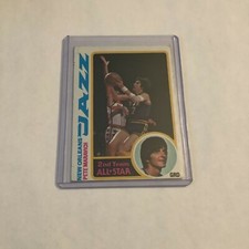 F102761  1978-79 Topps #80 Pete Maravich New Orleans Jazz crease top left