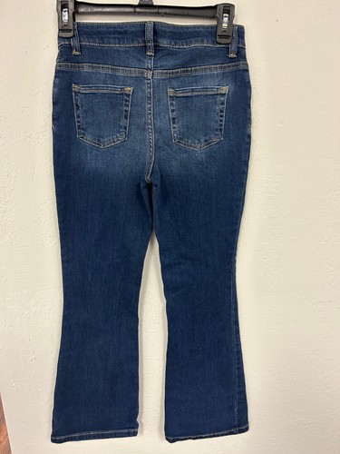 Cat & Jack Super Stretch Girls Flare Jeans Adjustable Waist Size 12 - Picture 2 of 5
