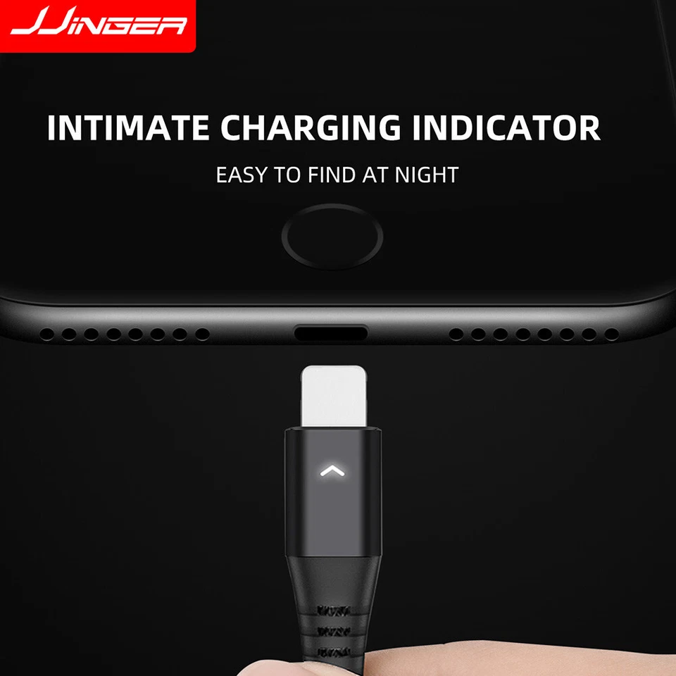 LED USB Type C Fast Charger Cable For Samsung Galaxy S9 S10 S20 Note 10 20 Ultra - Image 3 of 4
