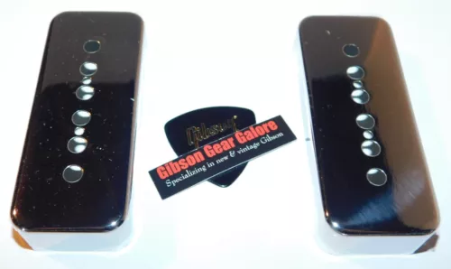 Gibson Les Paul P-90 Pickup Cover Set Soapbar Chrome P-100 Guitar Parts SG ES