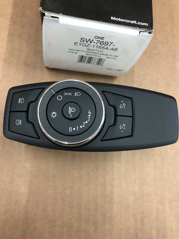 NUEVO INTERRUPTOR DE FAROS MOTORCRAFT SW-7697 PARA FORD EDGE SE SEL TITANIO 2016-2018 Foto 2 de 4