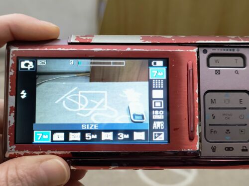 Samsung I70 7.2MP Slider Digital Camera - Red Fully Working Great Shape - Picture 14 of 18