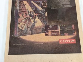 Mega Man 2 Strider NES & Bionic Commando NES 2 Pack Laminated Capcom 90s Vintage