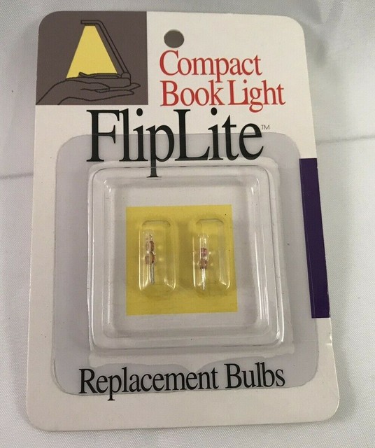 Set 2 Barnes Noble Compact Book Light Fliplite Replacement Bulbs