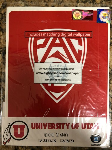 Eighty Eight Inc. - University of Utah Utes - Ipad 2 Skin - Fuse Red Design - Picture 1 of 2