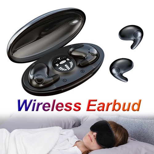 Bluetooth Wireless Earbuds Waterproof LED Noise Cancelling Invisible Earphones - Picture 14 of 17