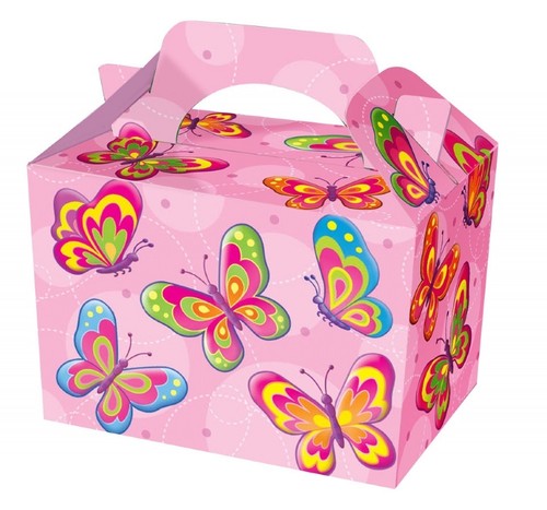 50 x Party Food Boxes Childrens Kids Themed Carry Meal Box Birthday Loot Bag - Picture 9 of 91