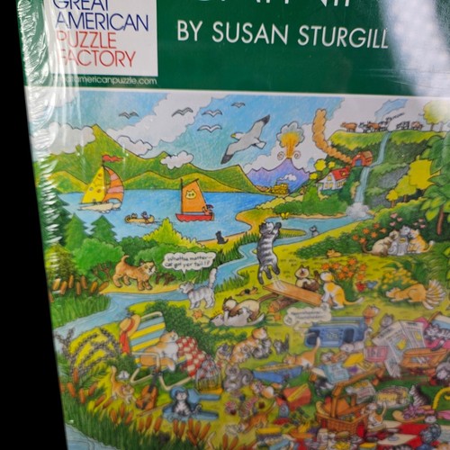 Susan Sturgill Cat Art CATNIP 2000 GAPF Puzzle Within A Puzzle Vintage Sealed - Picture 4 of 12
