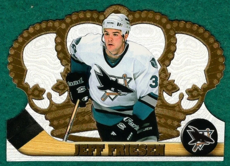 Jeff Friesen - 1997-98 Pacific Crown Royale #119 - San Jose Sharks Hockey Card - Image 2 of 3