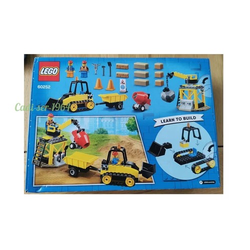 Lego City 60252 Construction & Bulldozer Set Complete Set Discontinued NEW - Picture 18 of 24
