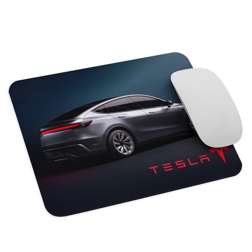 Tesla MODELLO Y Auto Elettriche - Mouse Pad NUOVO 9,5" x 7,75" Antiscivolo Motori Tesla - Foto 1 di 4