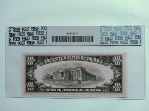 FR. 2012-L 1950 B $10 FEDERAL RESERVE NOTE SAN FRANCISCO, CA PCGS Gem New 66 PPQ - Picture 2 of 2