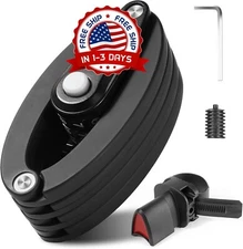 Los Candados Antirrobo Para Bicicletas Se Pueden Plegar Con Llave Y Soporte NEW.