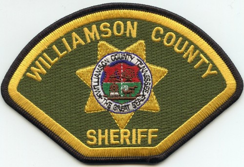 PATCH DE POLICE DU SHÉRIF WILLIAMSON COUNTY TENNESSEE TN - Photo 1 sur 1