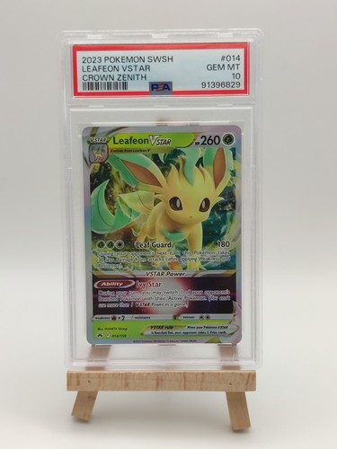 PSA 10 Leafeon Vstar 014/159 SWSH Crown Zenith Pokemon TCG
