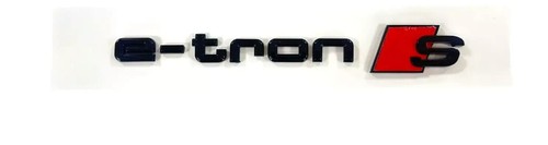 Schwarzer e-tron S Ersatz für Audi e-tron Kofferraum LIFTGAT EMBLEM Abzeichen - Bild 2 von 5
