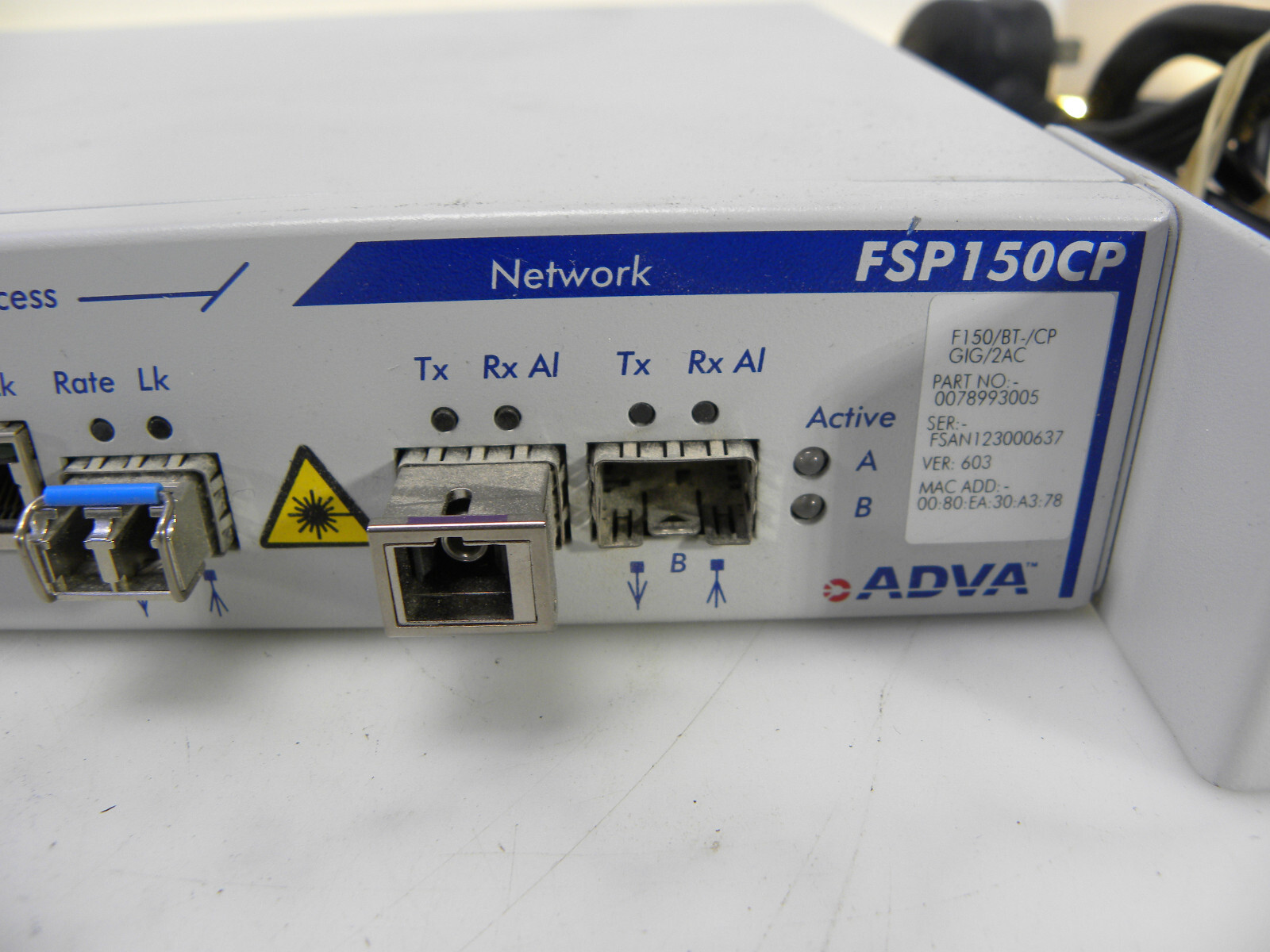 ADVA FSP150CP Optical Fibre Access Switch UK SELLER FREE P&P H eBay