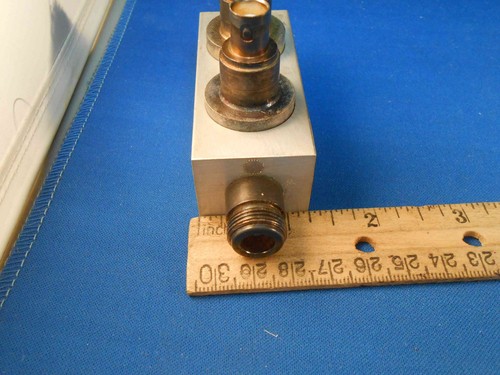 316-43 ACCOPPIATORE DIREZIONALE DISPOSITIVI MICROONDE TIPO-N/BNC NUOVO VECCHIO STOCK APPANNAMENTO - Foto 3 di 3
