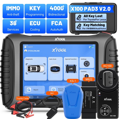 2025 XTOOL X100 PAD3 KC501 KS1 SK1 M822 IMMO Key Programmer Auto Diagnostic Tool - Picture 55 of 60