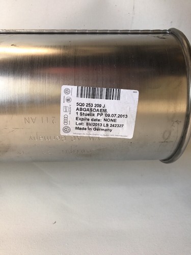 5Q0253209J Original Neues VW Vorschalldämpfer Golf 7 Audi A3 8V - Bild 2 von 4