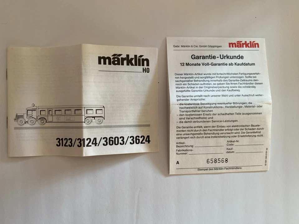 MÄRKLIN 3121 Michelin Railcar - Imagen 4 de 4