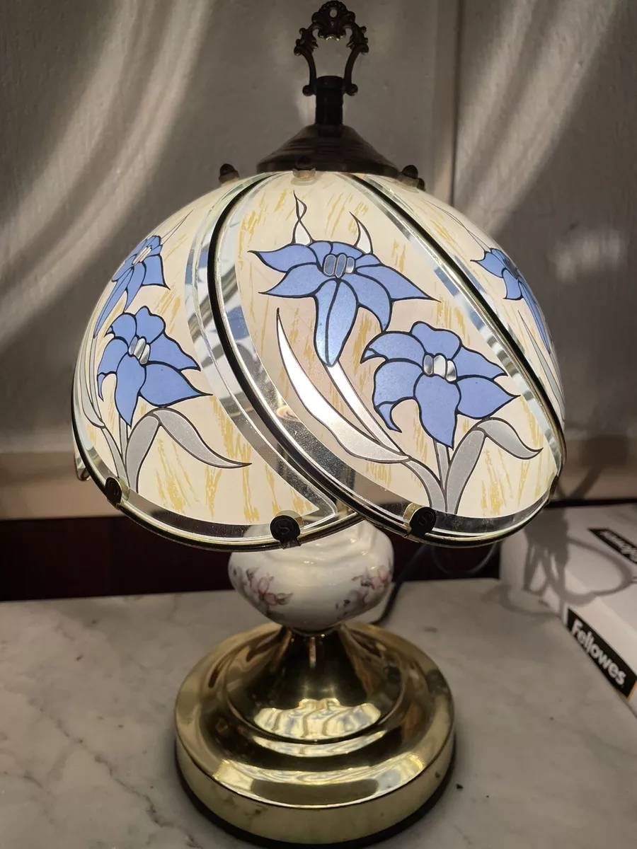 Blue touch lamp deals
