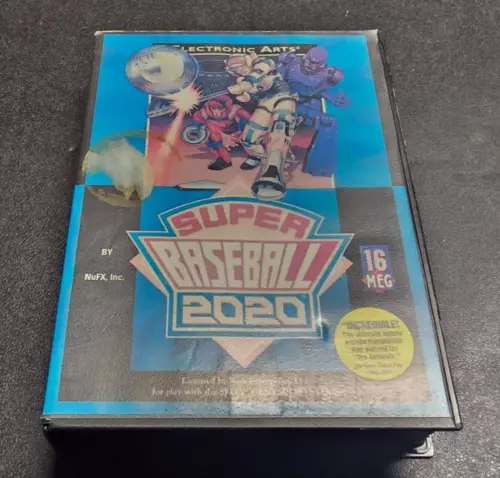 Super Baseball 2020 (Sega Genesis, 1993) CIB Decent Shape Working