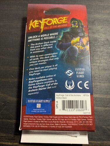 KeyForge COTA Played Archon Card Deck "Houses" Brobnar - Mars - Untamed - Picture 4 of 4