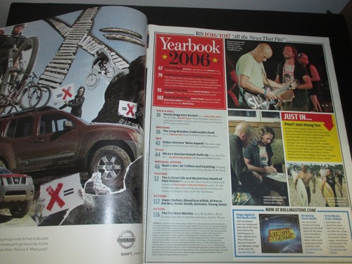 Rolling Stone Magazine December 28,2006-January 11,2007/Yearbook'06 - Picture 3 of 8