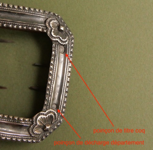 Loop Antique - Directoire - Silver - 97 MM - End 18th C. - Picture 5 of 7