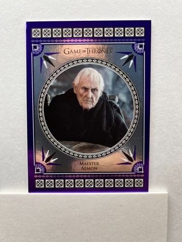 2024 GAME OF THRONES LEGENDS OF THE REALM Violet #77 Aemon /75 B7