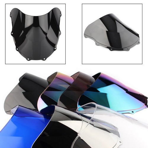 Motocycle Front Windscreen Windshield fit Kawasaki Ninja ZX7R 1996-2003 97 98 - Foto 7 di 13