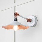 From The Anvil 49723SF Smooth Copper Flora Wall Light in Flock