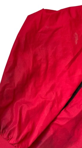 Vintage Nike Jacket Large 90s Centre Swoosh Nike Team Pullover Red Men’s - Picture 6 of 11