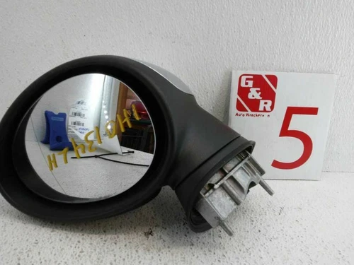 2007-2015 MINI COOPER DRIVER LEFT POWER SIDE VIEW MIRROR CHROME FLAWED