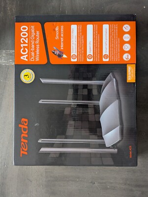 NEW Tenda AC1200 Dual Band WiFi Router High Speed Wireless Internet Router AC6