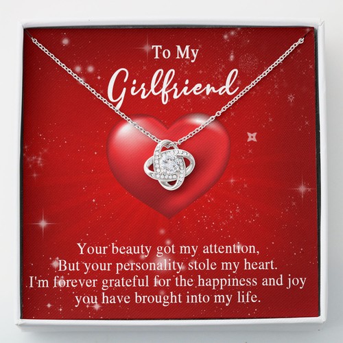 To My Girlfriend Necklace, Soulmate Necklace, Birthday Gifts from Boyfriend - Picture 10 of 15